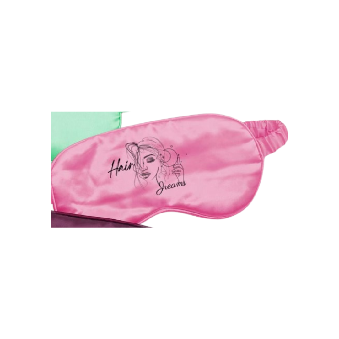 Pink Silk Bonnet Sleep Set