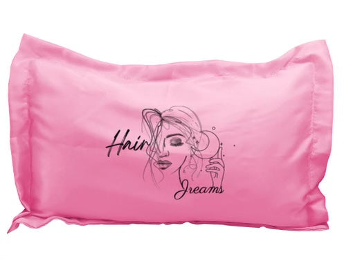 Pink Silk Bonnet Sleep Set